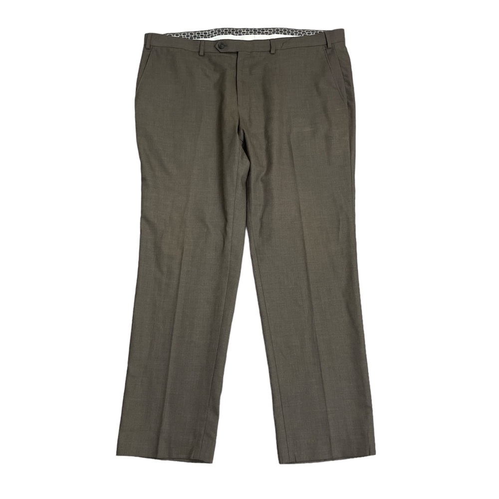 Michael Kors Flat Front Suit Dress Pants Brown Size 38x30
